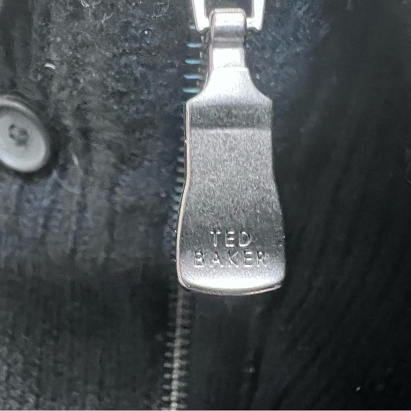 Ted Baker London Black Lambswool Cashmere Pullover Sweater Size 5 = XL - Picture 10 of 13